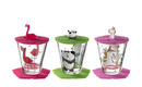 Bild 1 von LEONARDO Kinder Trink - Set 9-tlg. Flamingo /Einhorn / Panda  Bambini Glas Maße (cm): H: 9  Ø: [8.5] Gläser & Karaffen