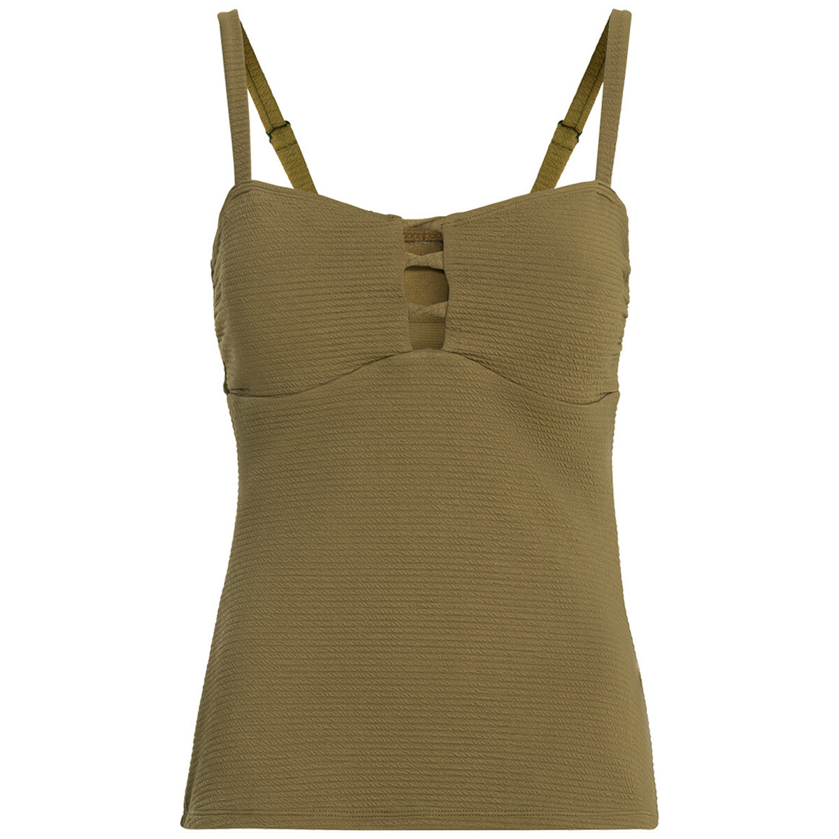 Bild 1 von Damen Shape-Tankinioberteil aus Strukturstoff OLIV