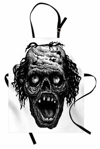 Abakuhaus Kochschürze »Höhenverstellbar Klare Farben ohne verblassen«, Halloween Zombie Evil Dead Man