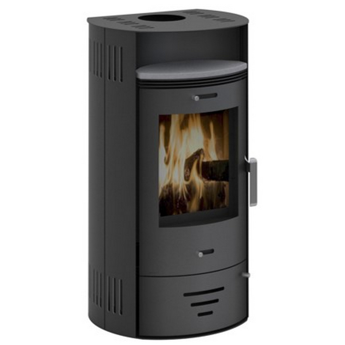 Bild 1 von Kaminofen 'Casablanca 3.0 Deluxe Stahl' schwarz 7,5 kW