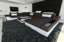 Bild 1 von Sofa Dreams Wohnlandschaft »Mezzo HX«, XXL U Form Stoffsofa mit LED, wahlweise mit Bettfunktion als Schlafsofa, Designersofa