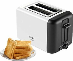 BOSCH Toaster TAT3P421DE DesignLine, 2 kurze Schlitze, für 2 Scheiben, 970 W