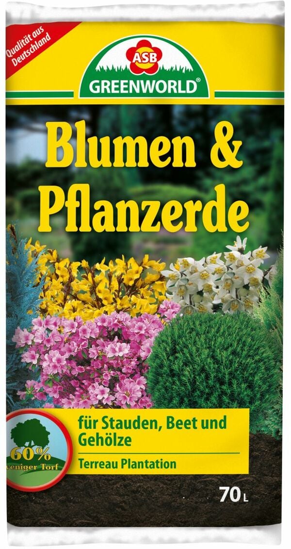 Bild 1 von ASB Greenworld Blumen- und Pflanzerde, 70 l