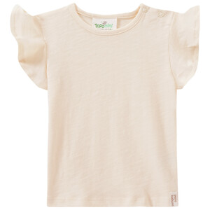 Baby T-Shirt mit Flügelärmeln CREMEWEISS