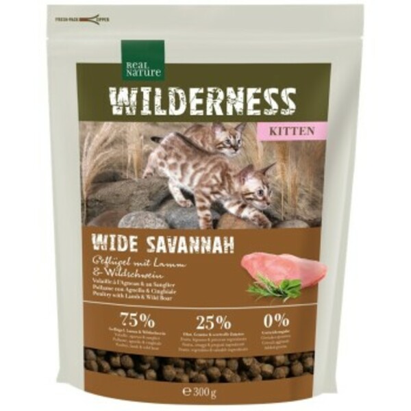 Bild 1 von REAL NATURE WILDERNESS Wide Savannah Kitten Geflügel, Lamm & Wildschwein