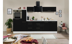 Küchenzeile schwarz Maße (cm): B: 300 H: 200 Küche