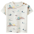 Bild 1 von Baby T-Shirt mit Allover-Print WEISS