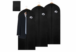 Clanmacy Kleidersack »3St. Kleidersack mit Schuhtasche Kleiderhülle Schutzhülle 150 x 60 cm Mit Schuhtasche«