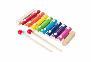 all Kids United Spielzeug-Musikinstrument »Holz Xylophon für Kinder«, Glockenspiel Klangspiel