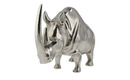 Bild 1 von Deko Figur Nashorn silber Aluminium Maße (cm): B: 9 H: 17 T: 27 Dekoration