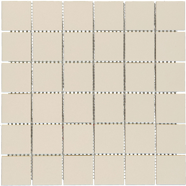 Bild 1 von Mosaikfliese 'Color Dot' Feinsteinzeug ivory 30 x 30 cm