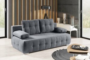 WERK2 Schlafsofa »Indigo«, 2-Sitzer Sofa und Schlafcouch mit Federkern & Bettkasten