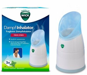 WICK Inhalator »W1300V1«, kompakt und bedienerfreundlich, unterstützt dieser persönlicher Inhalator freies Atmen.