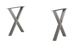 Tischgestell silber Maße (cm): H: 74 Tische
