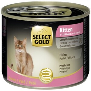 SELECT GOLD Sensitive Hair & Skin Kitten 6x200g