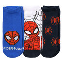 Bild 1 von 3 Paar MARVEL Spiderman Sneaker-Socken WEISS / DUNKELBLAU / BLAU