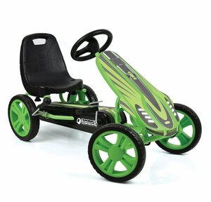hauck TOYS FOR KIDS Tretfahrzeug »Speedster - Green«, Gokart & Tretauto - Pedal Go-Cart mit Handbremse und verstellbarem Schalensitz (4-8 Jahre)