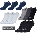 Bild 1 von 18 Paar O´Neill Sneaker-Socken Damen, Herren & Kinder weiß, schwarz, blau 730003