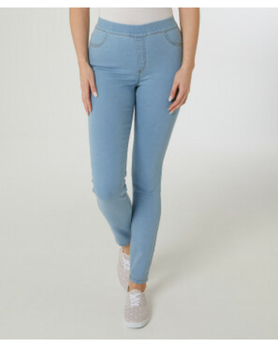 Bild 1 von Lässige Jeggings, Janina, elastischer Bund, jeansblau hell