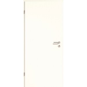 Zimmertür CPL Weiß Seidenmatt (GL223) 61 cm x 198,5 cm Anschlag L
