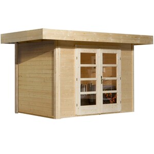 Weka Komfort Design Holz-Gartenhaus Savona Gr. 1 Natur BxT: 356 cm x 284 cm
