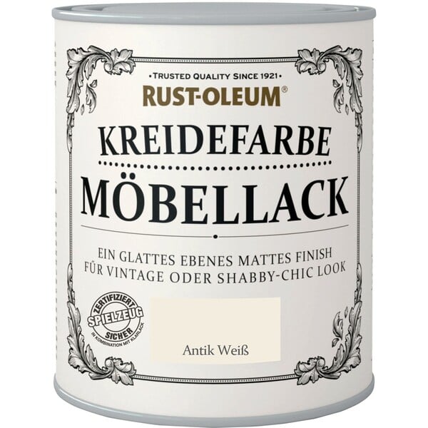 Bild 1 von Rust Oleum Möbellack Kreidefarbe Antikweiss 750ml