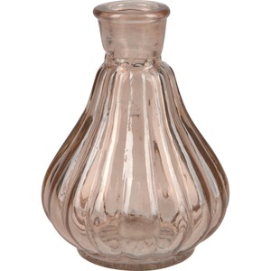 Vase Desert Flower Glas 11,43 cm x Ø 8,25 cm  Rosa