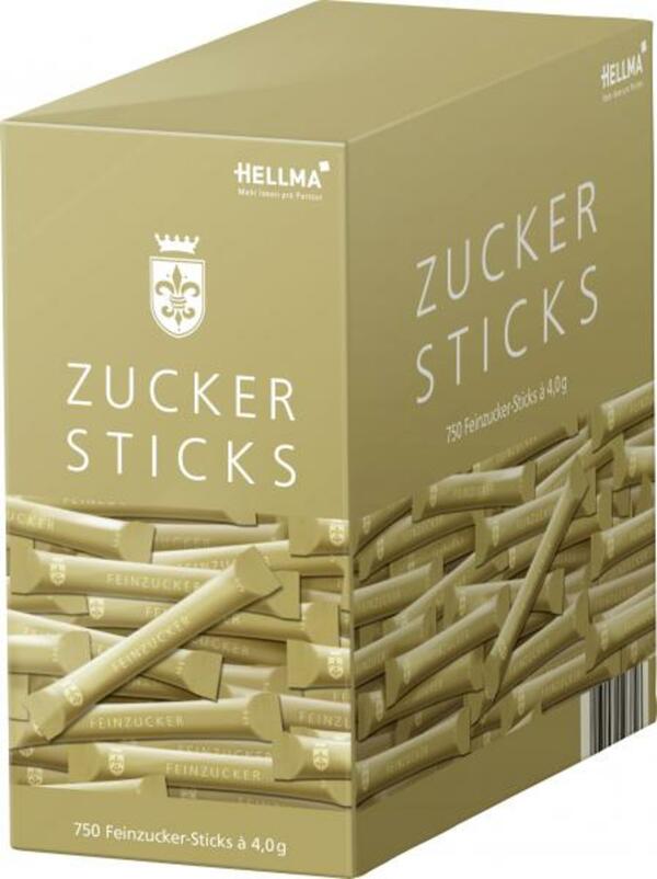 Bild 1 von Hellma Zucker-Sticks Goldline