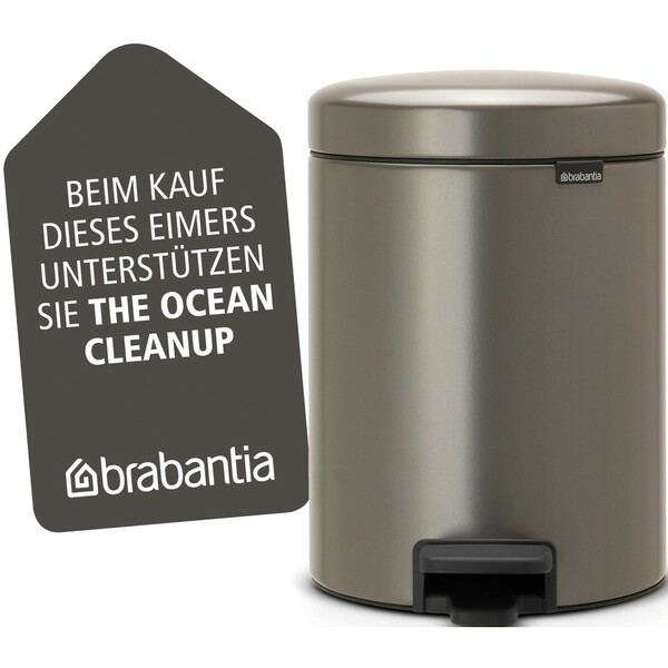 Bild 1 von Brabantia Treteimer NewIcon 5 l Platinum