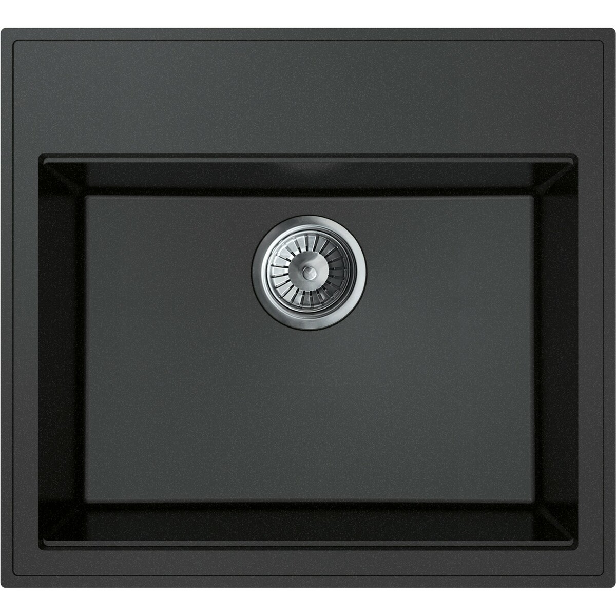 Bild 1 von Miló Einbauspüle Luxuria 56 Granitverbundstoff Graphit