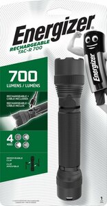 Energizer Taschenlampe »Tactical Rechargeable 700 Lumen« (1-St), wiederaufladbar über USB