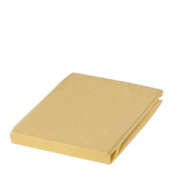 Bild 1 von Estella Spannbetttuch zwirn-jersey gelb bügelfrei, für wasserbetten geeignet , 6900025 Zwirn-Jersey*mbo* , Textil , 150x200 cm , Zwirn-Jersey , bügelfrei, für Wasserbetten geeignet , 004142012922