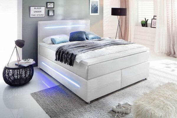 Bild 1 von meise.möbel Boxspringbett, mit LED Beleuchtung, wahlweise mit Bettkasten