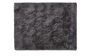 HOME STORY Hochflorteppich grau Synthethische Fasern Maße (cm): B: 120 Teppiche