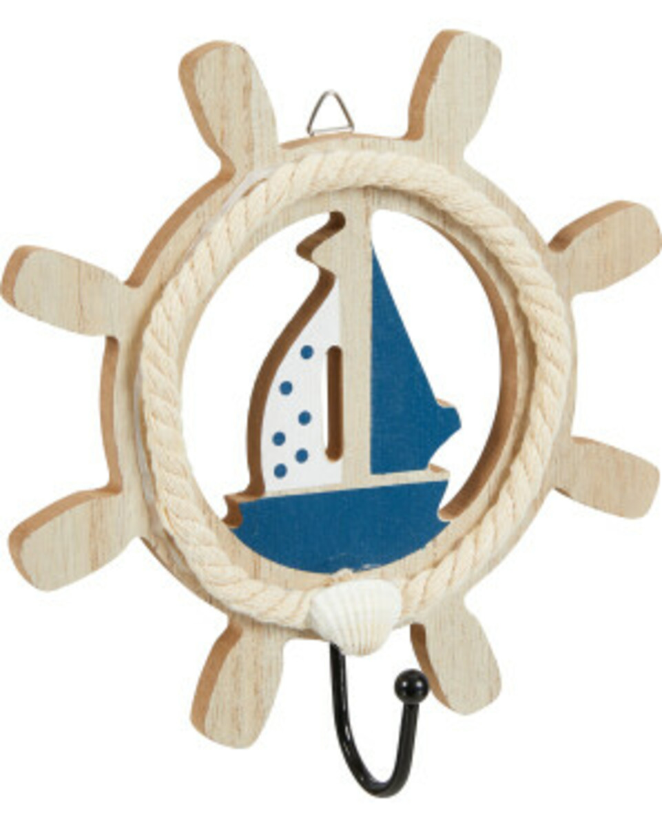 Bild 1 von Maritimer Kleiderhaken, verschiedene Ausführungen, naturfarben