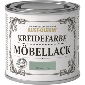 Rust-Oleum Kreidefarbe Möbellack Khaki Grün Matt 125 ml