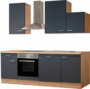 Flex-Well Küchenzeile »Morena«, mit E-Geräten, Gesamtbreite 220 cm