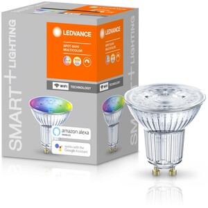Ledvance Smart+ WiFi LED-Reflektorlampe PAR16 GU10/5,5W 350lm RGBW Farbwechsel
