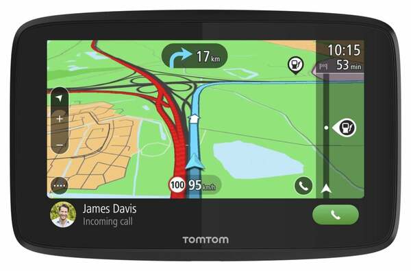 Bild 1 von TomTom GO Essential 6 EU Navigationsgerät (6 Zoll, Auto-Navigation, EU, Lebenslange Kartenupdates, Freisprechen, Sprachsteuerung)