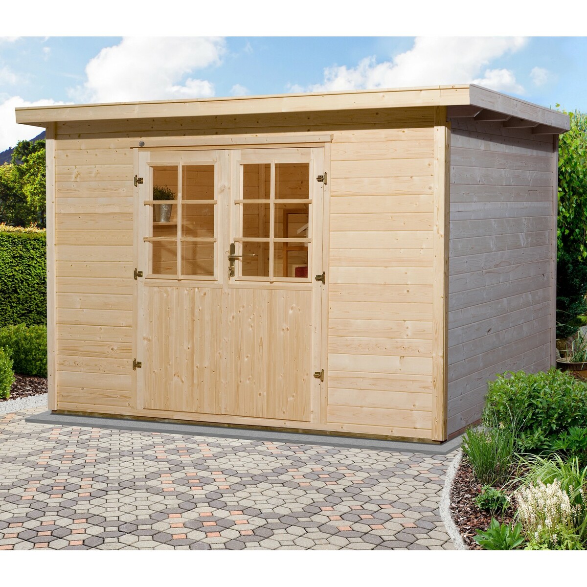 Bild 1 von Weka Holz-Gartenhaus Taro C 295 cm x 300 cm