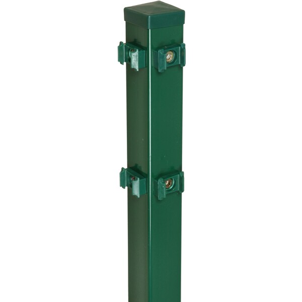 Bild 1 von Eckpfosten für Doppelstabmattenzaun Grün 160 cm