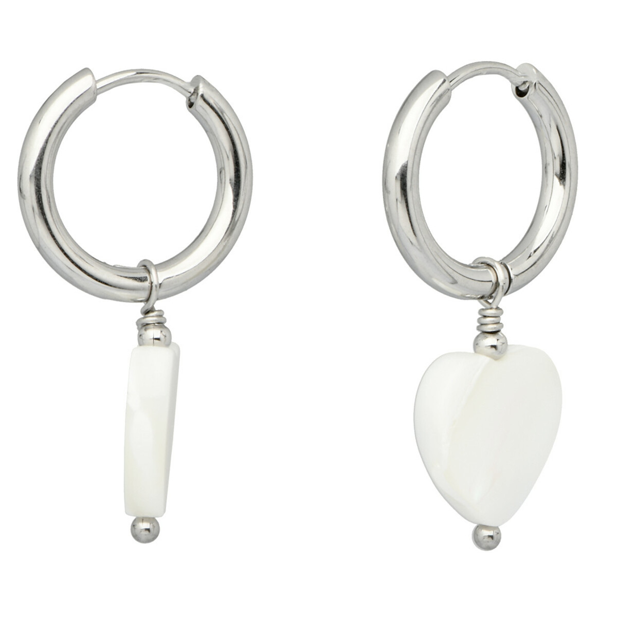 Bild 1 von Damen Creolen mit Anhänger SILBER