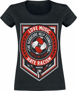Hardcore Help Foundation Love Music T-Shirt schwarz