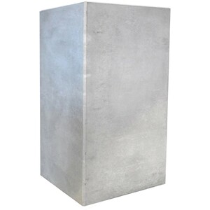 Mauerscheiben-Ecke Bewehrt Betonglatt Grau 105 cm x 50 cm x 50 cm