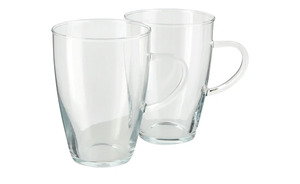 Peill+Putzler 2er Set Tee-/ Kaffeegläser Lyra  Buon Giorno transparent/klar Borosilikatglas Maße (cm): H: 12 Gläser & Karaffen