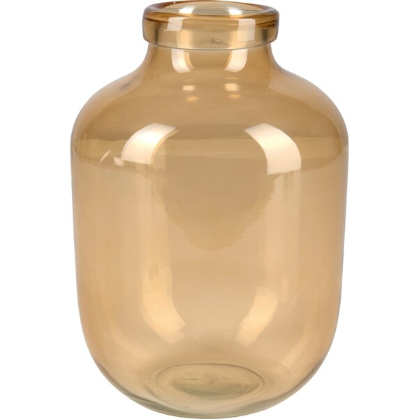 Bild 1 von Vase Safari Lodge Glas 22 cm x Ø 16 cm Gelb