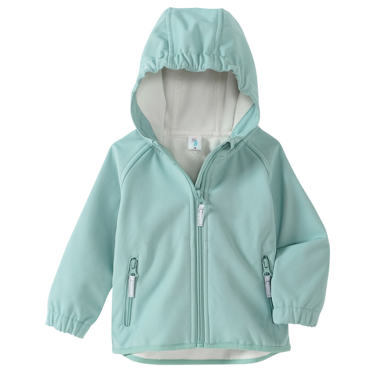 Bild 1 von Baby Softshelljacke mit Kapuze SALBEI