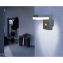 Bild 1 von Globo LED-Außenleuchte Oskari Edelstahl Anthrazit mit Bewegungsmelder EEK: A