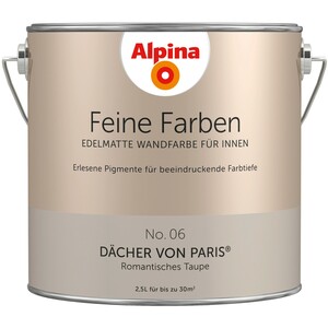 Alpina Feine Farben No. 6 Dächer von Paris edelmatt 2,5 Liter