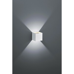Trio LED-Wandlampe Louis Weiß matt 1-flammig 4,3 W